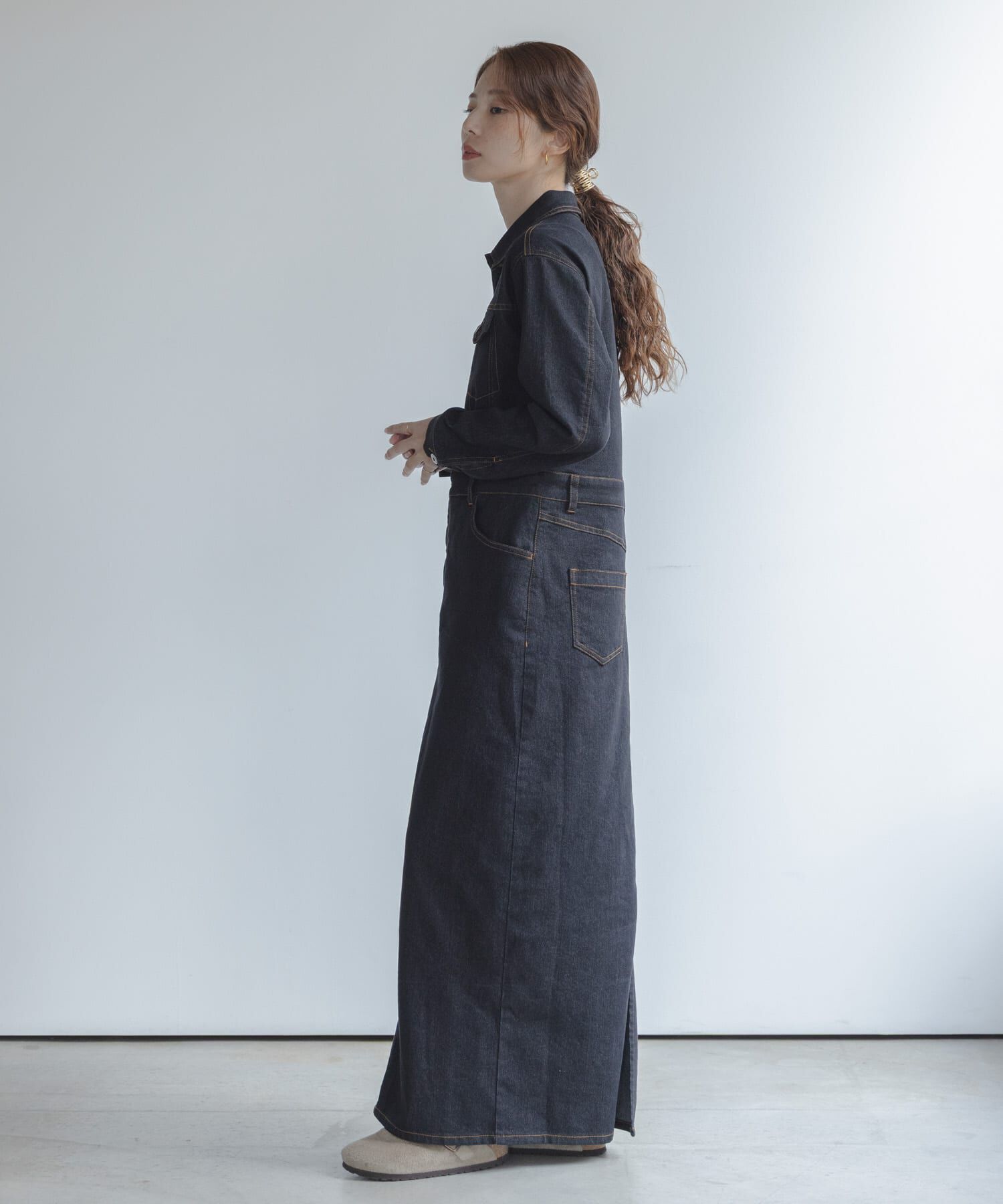 Sonny Label 「デニムジャンパースカート」|ワンピース|