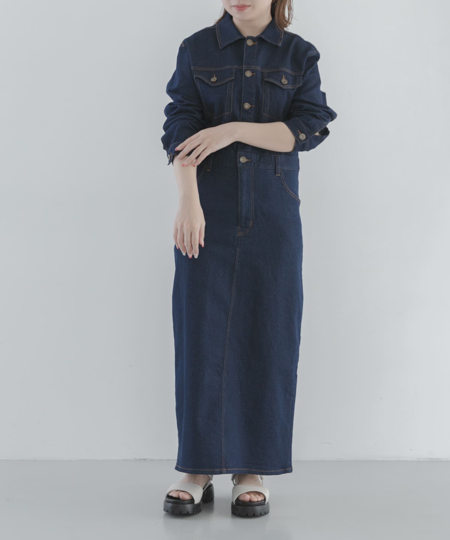 Sonny Label 「デニムジャンパースカート」|ワンピース|