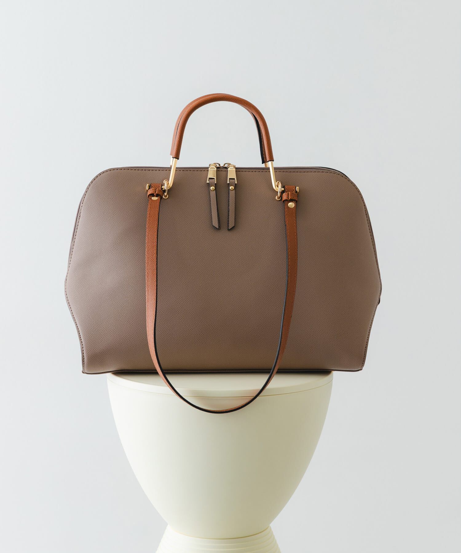 RODE SKO「『インフルエンサーayaさんコラボ』2WAYハンドバッグ」|ハンドバッグ|モカ