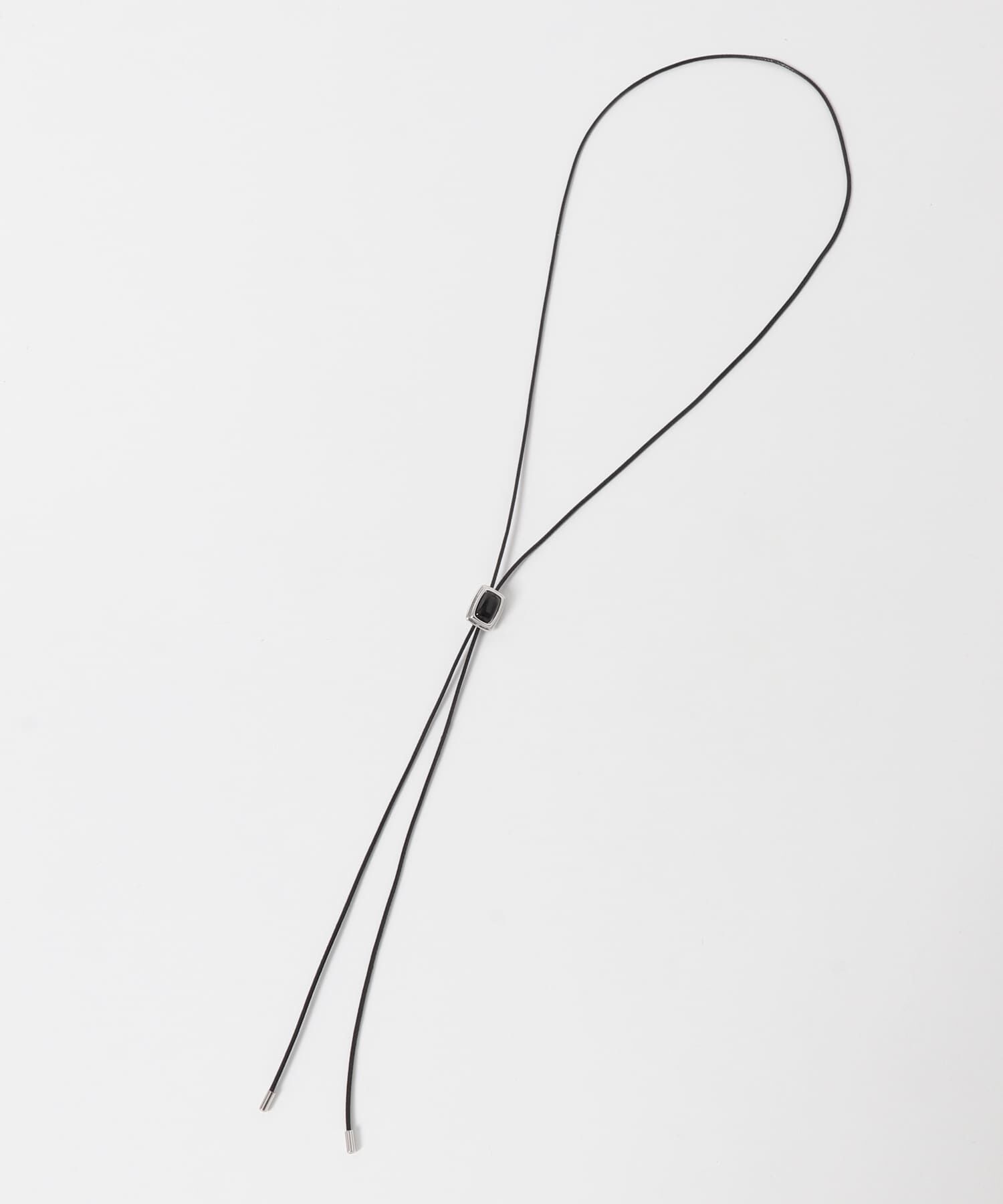 SMELLY「ストーンモチーフループタイネックレス」|ネックレス|