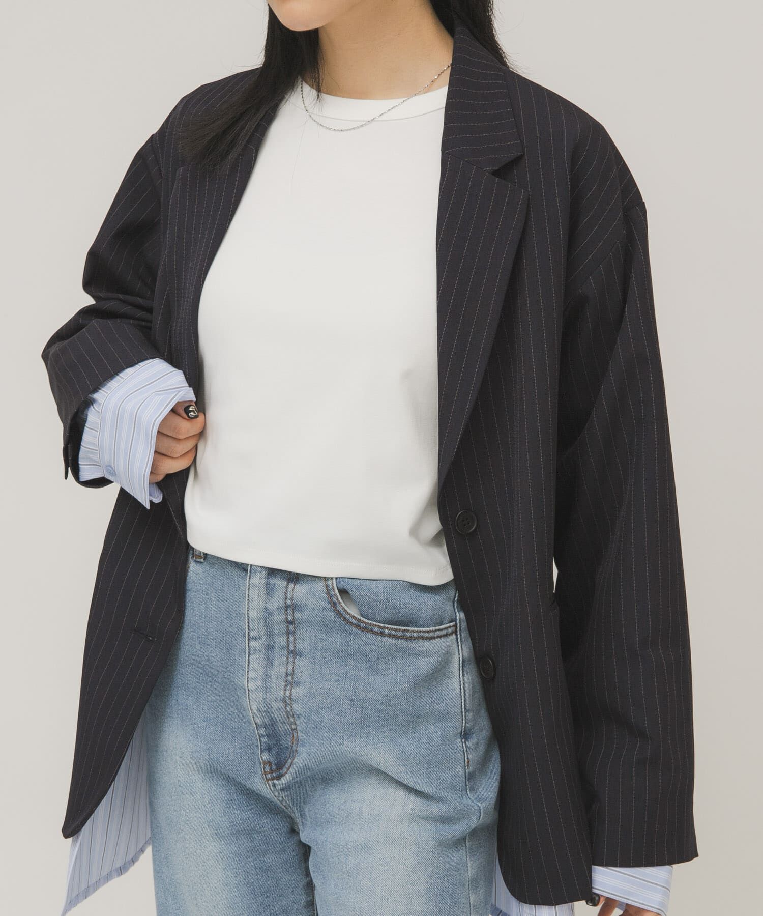  「クロップドロンTEE」|Tシャツ・カットソー|オフホワイト