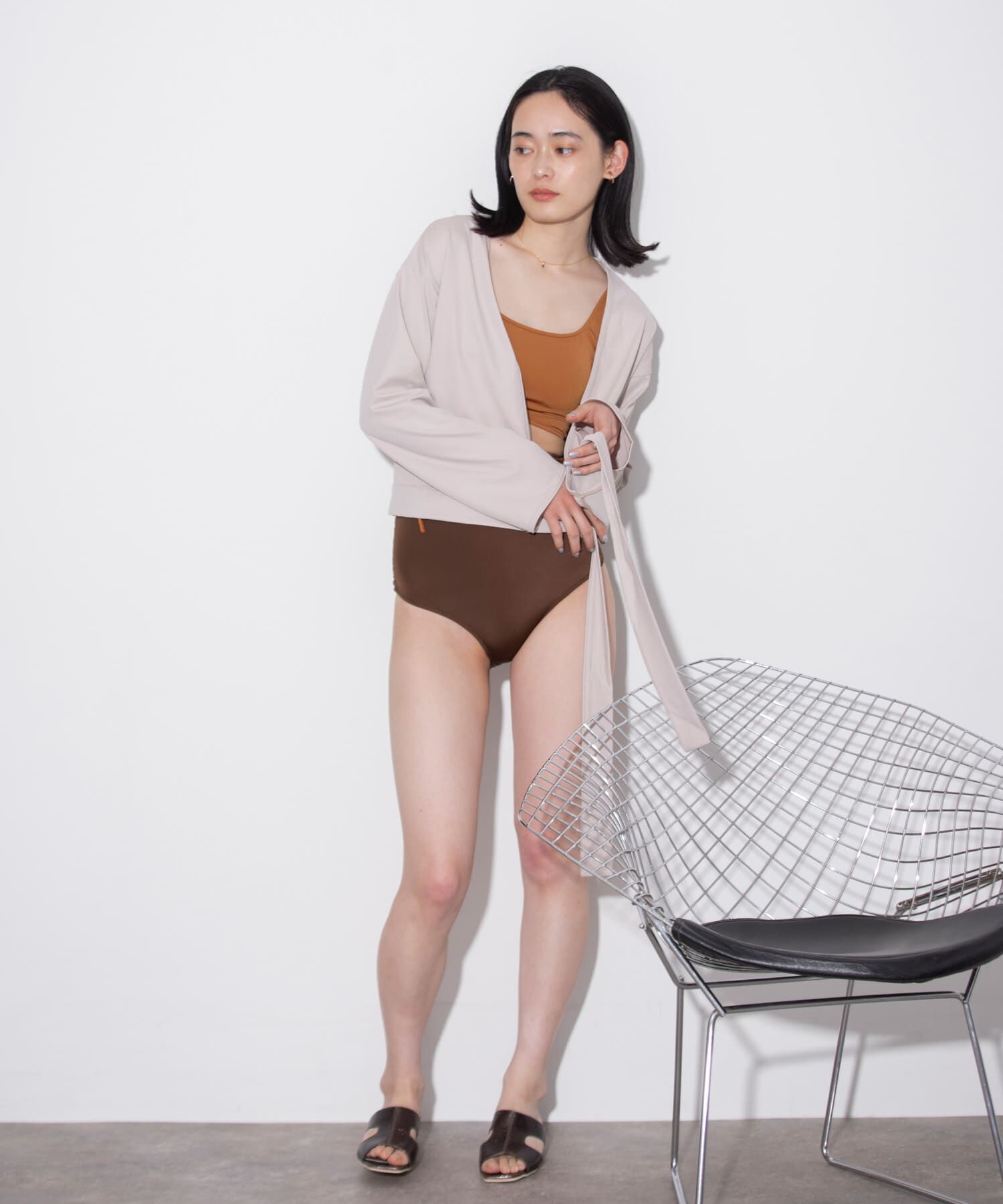 SENSE OF PLACE by URBAN RESEARCH「ショートガウンラッシュガード」|ビキニ|