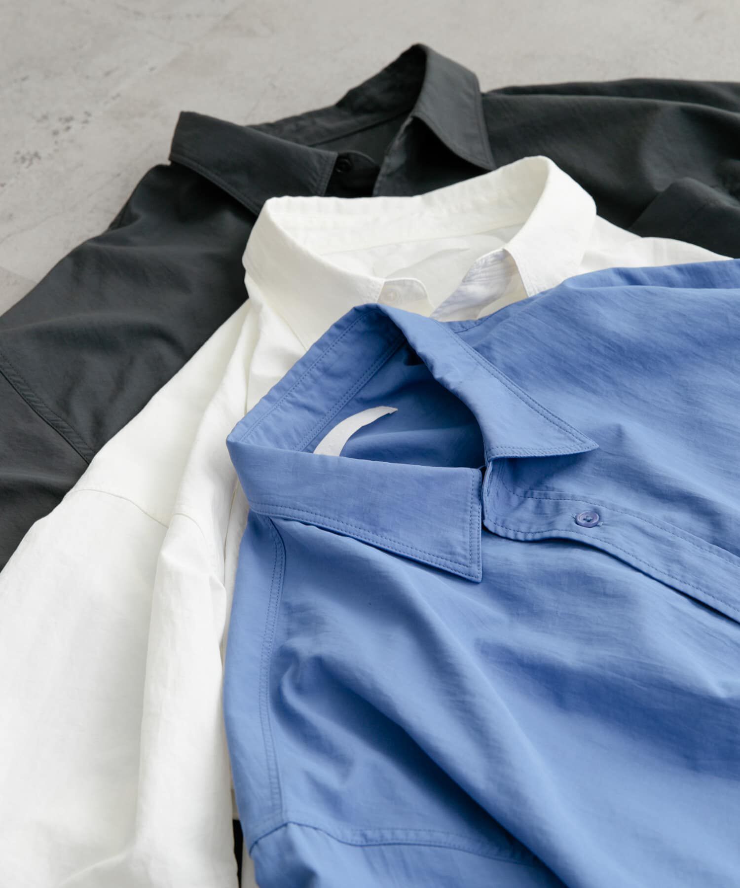 SENSE OF PLACE by URBAN RESEARCH「ナイロンレギュラーカラールーズショートスリーブシャツ」|シャツ・ブラウス|