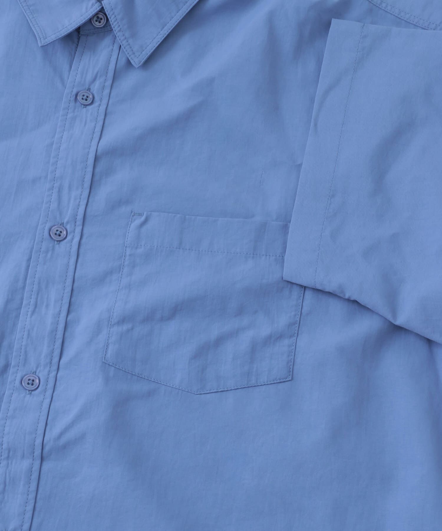 SENSE OF PLACE by URBAN RESEARCH「ナイロンレギュラーカラールーズショートスリーブシャツ」|シャツ・ブラウス|