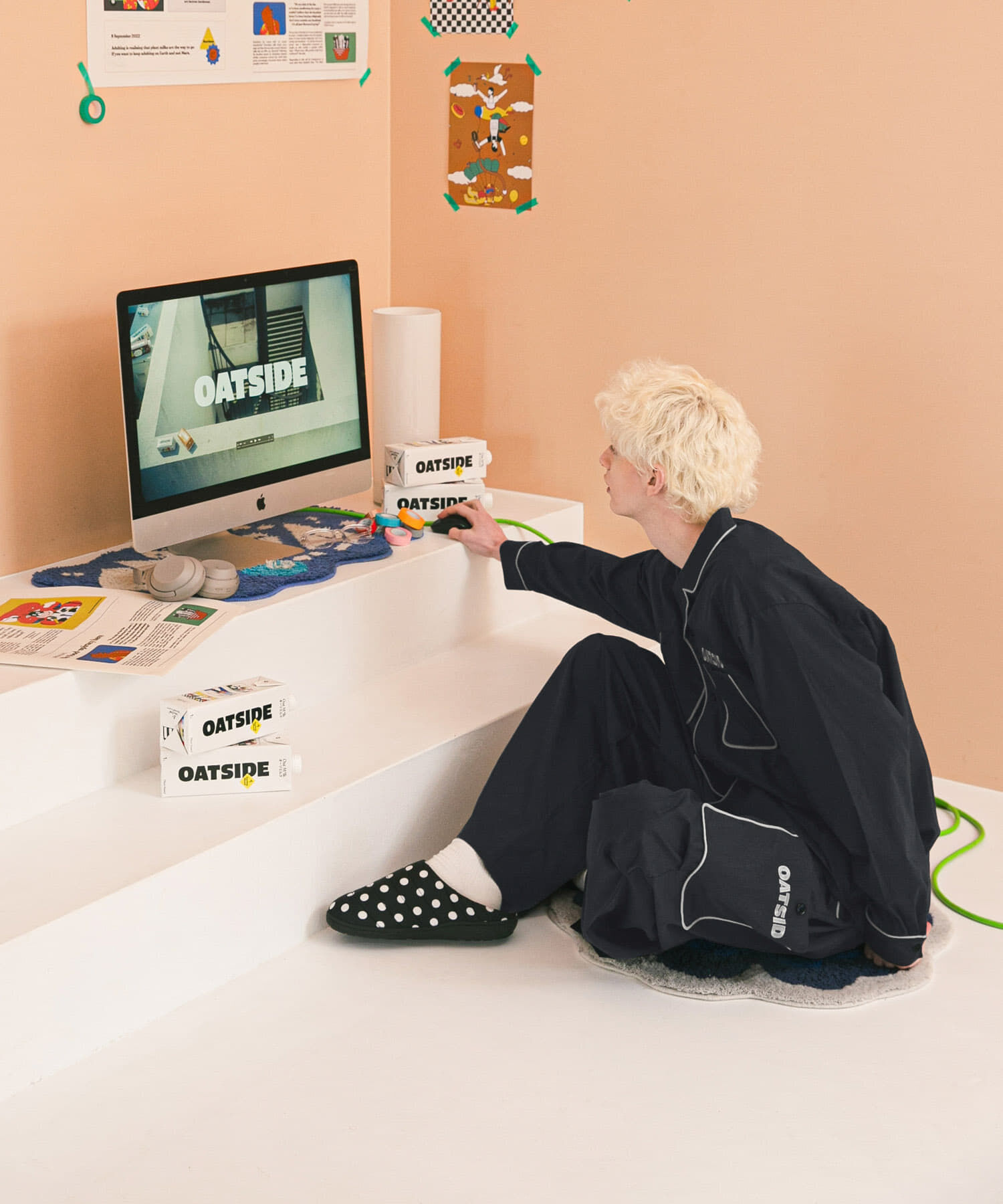 SENSE OF PLACE by URBAN RESEARCH「『別注』OATSIDE&times;SENSE OF PLACE　オープンカラーシャツ」|シャツ・ブラウス|