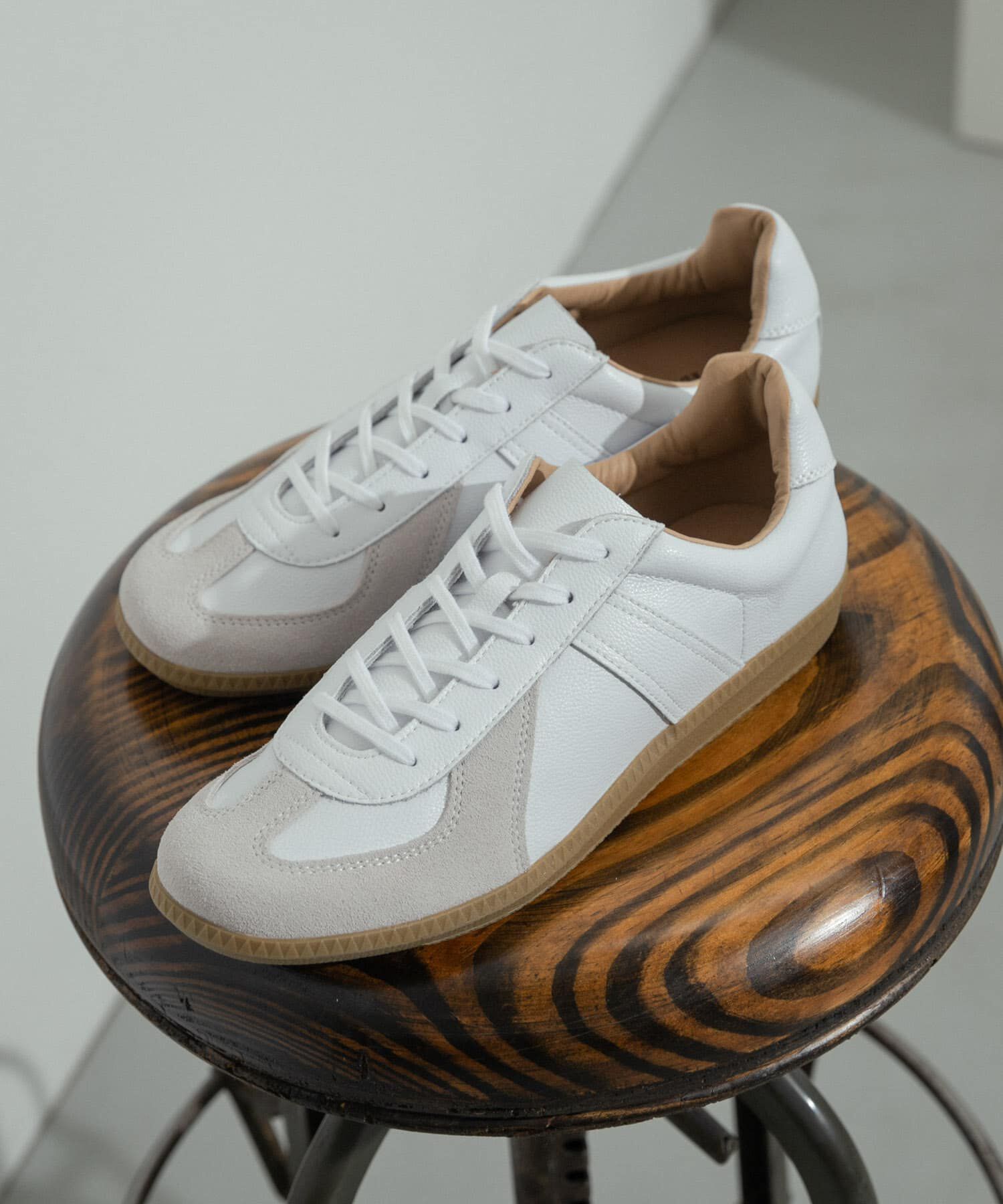 SENSE OF PLACE by URBAN RESEARCH「GERMAN TRAINER　GERMAN TRAINER」|スニーカー|ホワイト