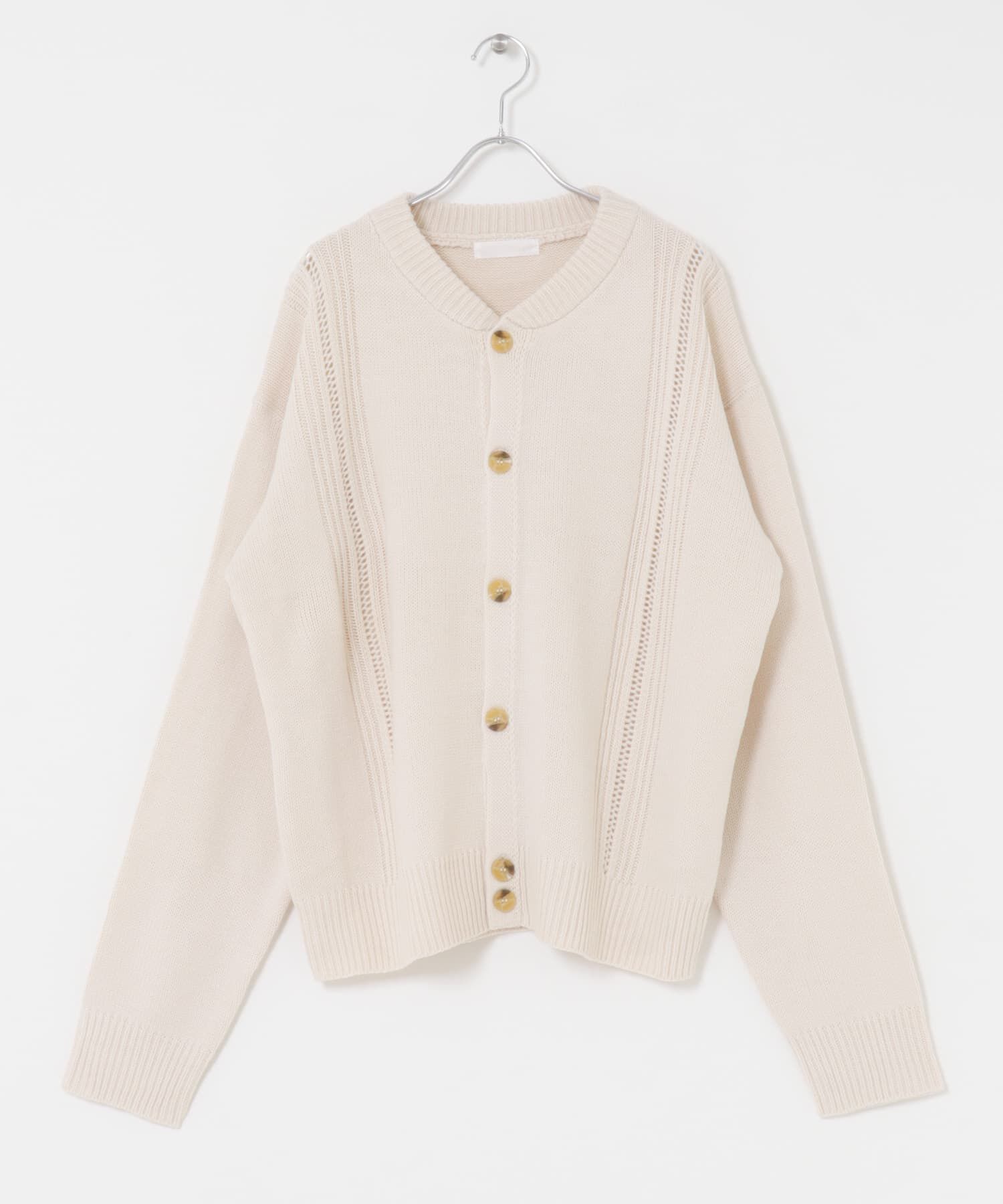 SENSE OF PLACE by URBAN RESEARCH「ハリヌキケーブルニットカーディガン」|カーディガン|