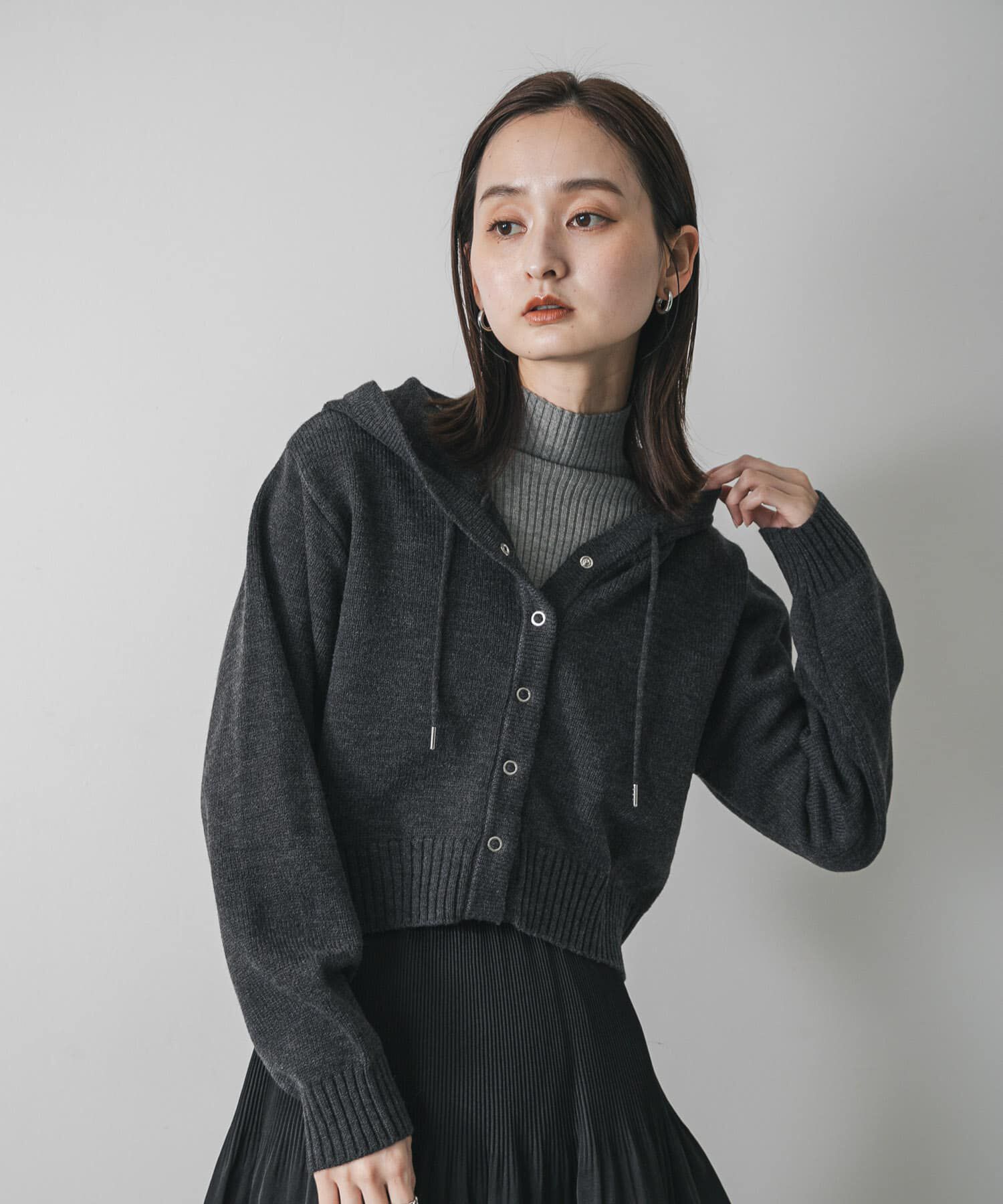 SENSE OF PLACE by URBAN RESEARCH「コンパクトフーディセーター」|ニット・セーター|