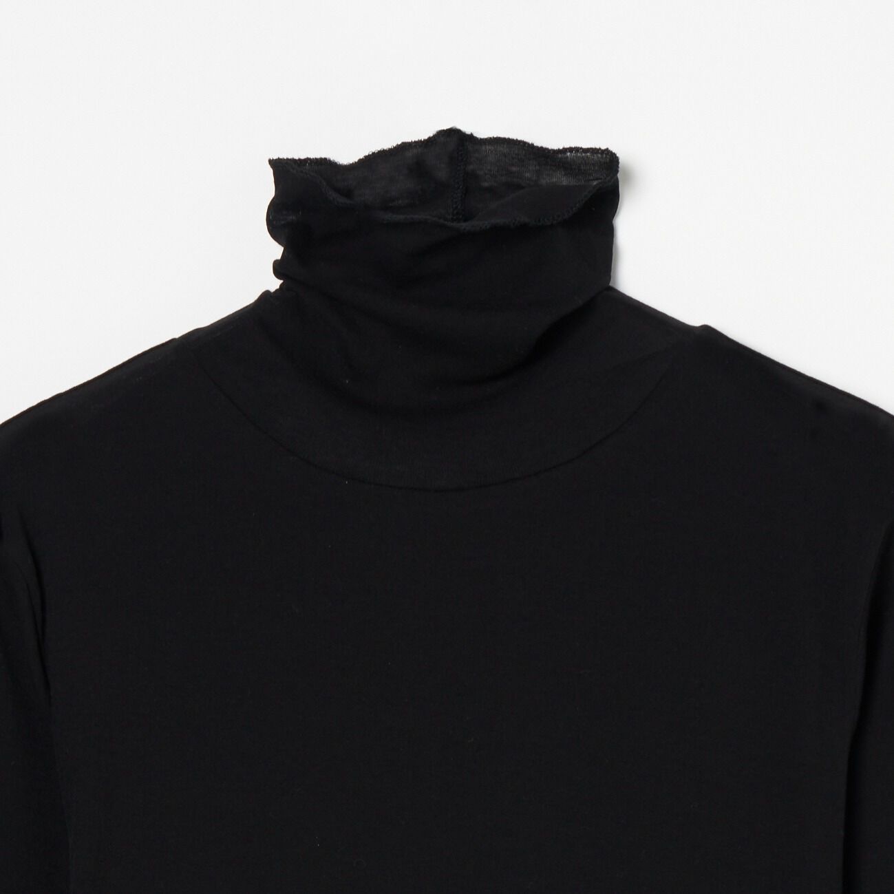 HELIOPOLE「HELIOPOLE 【smooth skin series】SHEER RIB JERSEY TURTLE」|Tシャツ・カットソー|