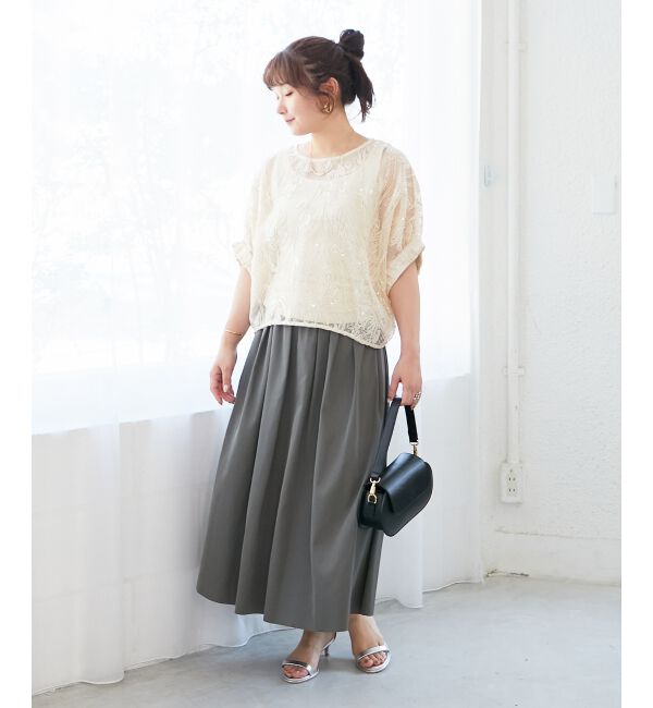  「TORRAZZO DONNAスパンコールドルマンブラウス」|シャツ・ブラウス|