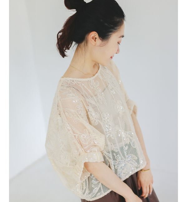  「TORRAZZO DONNAスパンコールドルマンブラウス」|シャツ・ブラウス|