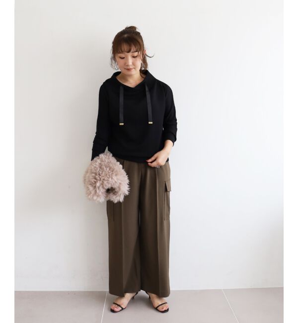  「《WEB限定アイテム》パーカーライクデザイントップス」|Tシャツ・カットソー|