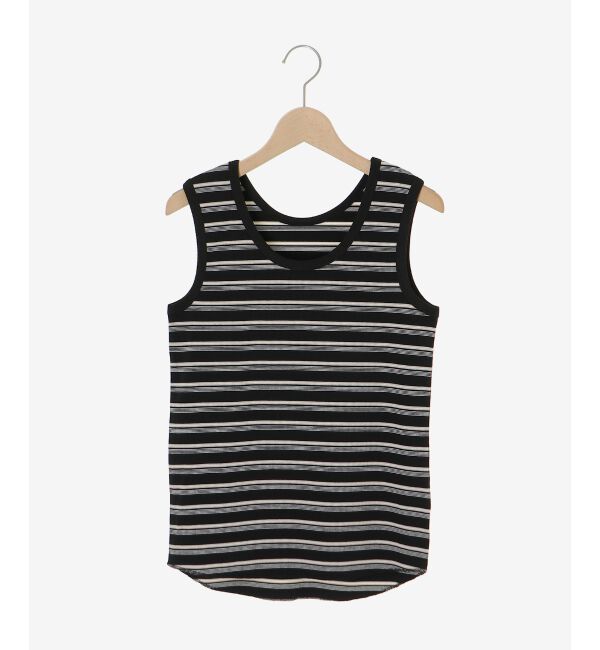  「マルチボーダーリブタンク」|タンクトップ|