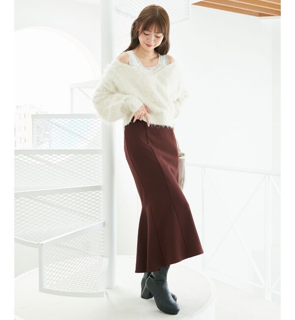  「ふわふわカシュクールニット」|ニット・セーター|