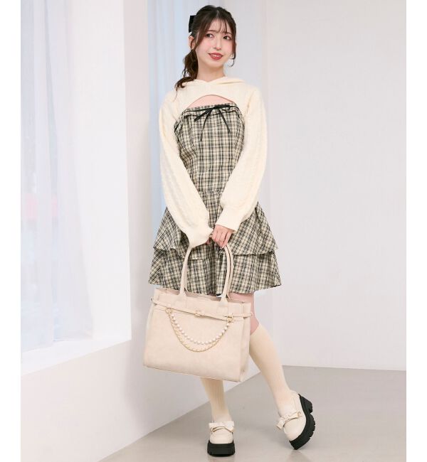  「パールチェーン2WAYトートバッグ」|トートバッグ|