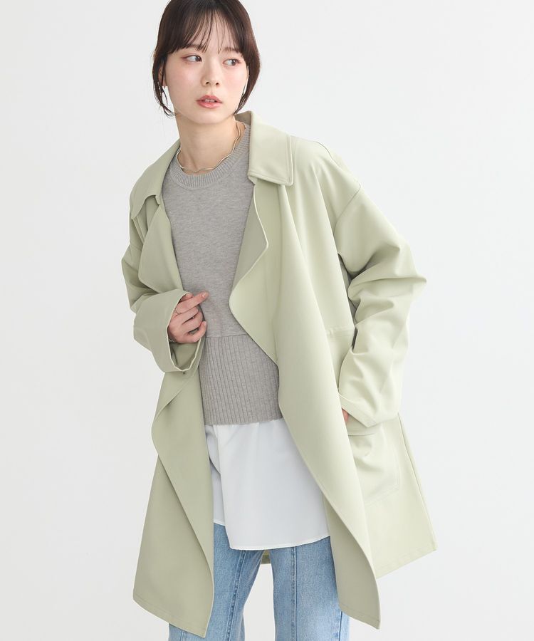 earth music&ecology「ニュアンスビックカラーコート」|その他|Light Khaki