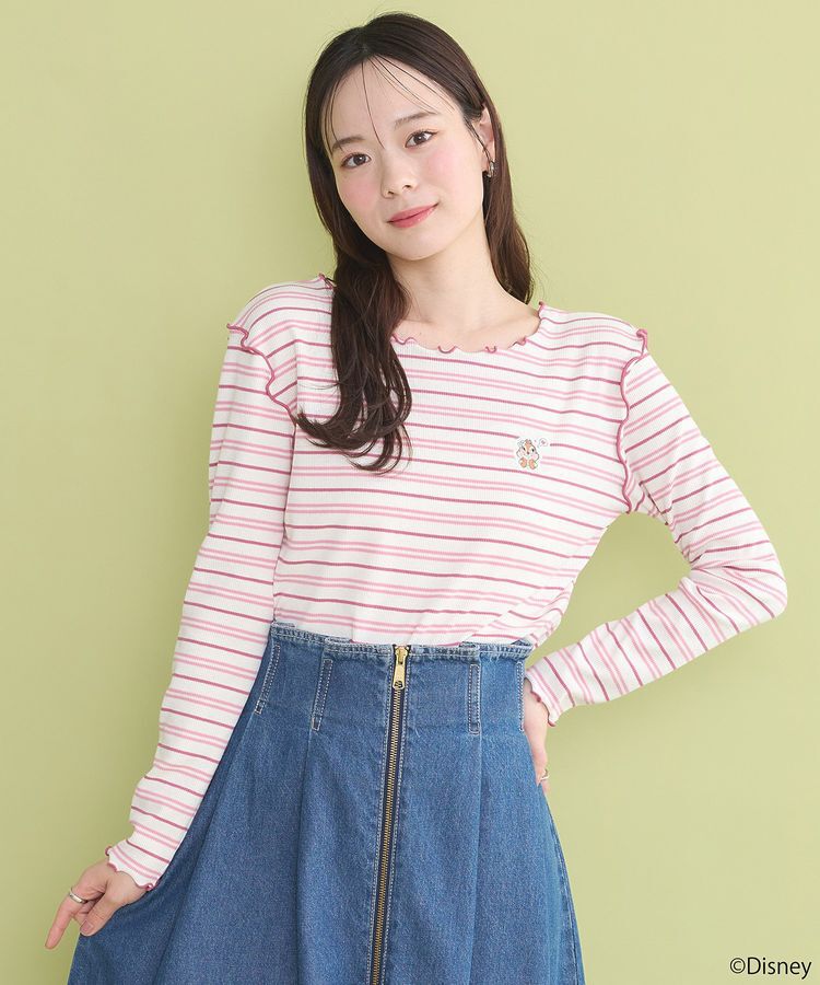 earth music&ecology「チップ&デール/ボーダーメロープルオーバー」|Tシャツ・カットソー|