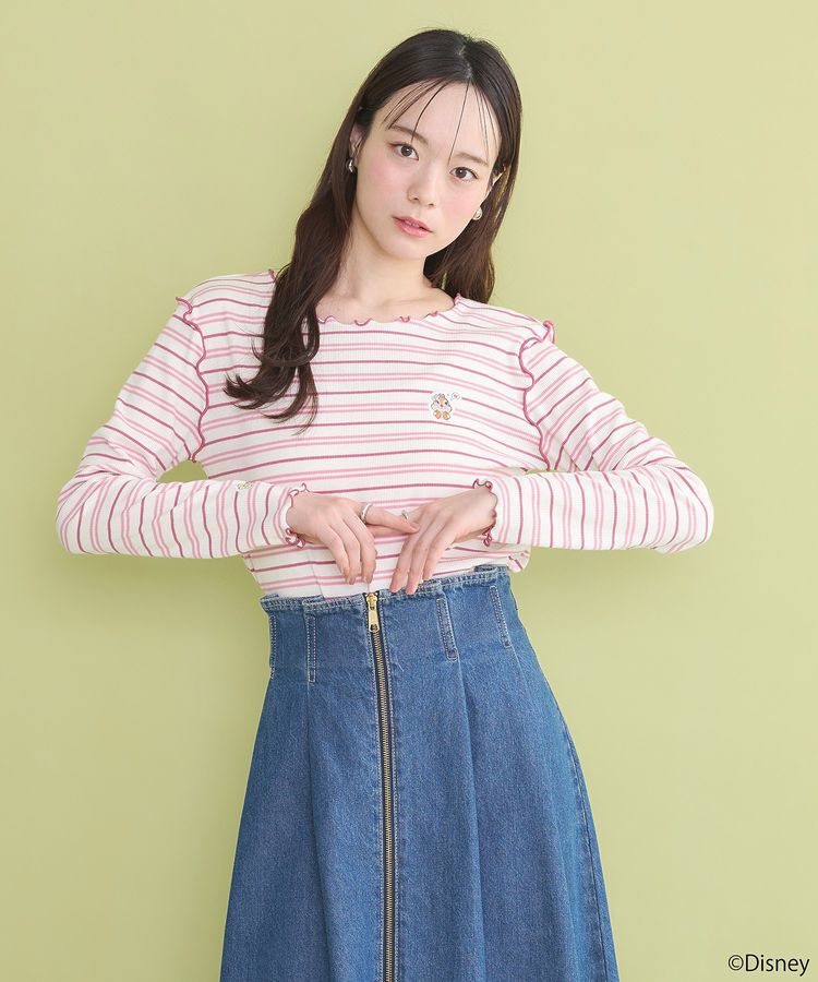 earth music&ecology「チップ&デール/ボーダーメロープルオーバー」|Tシャツ・カットソー|