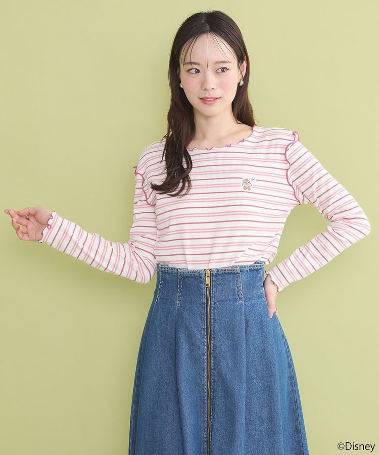 earth music&ecology「チップ&デール/ボーダーメロープルオーバー」|Tシャツ・カットソー|