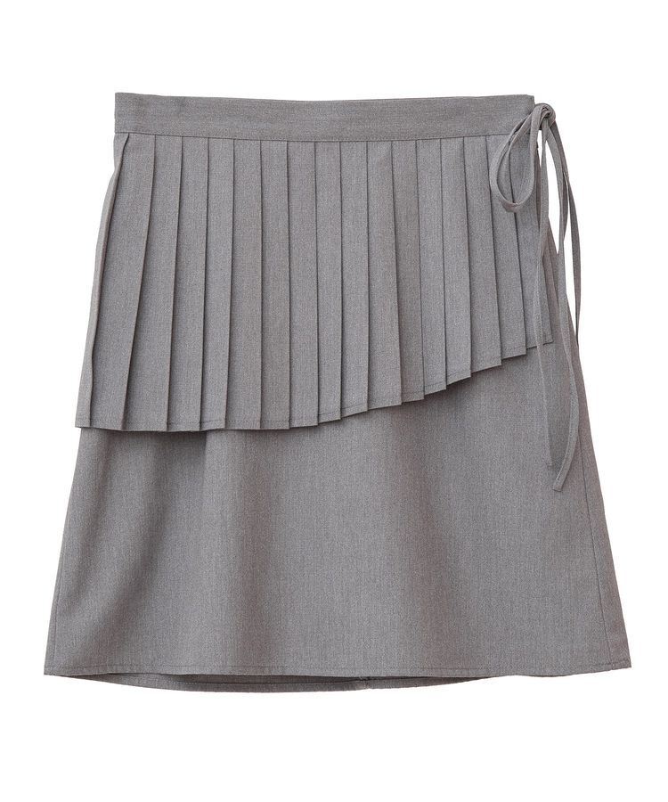 earth music&ecology「SET2点プリーツラップスカート＋ミニスカート」|スカート|