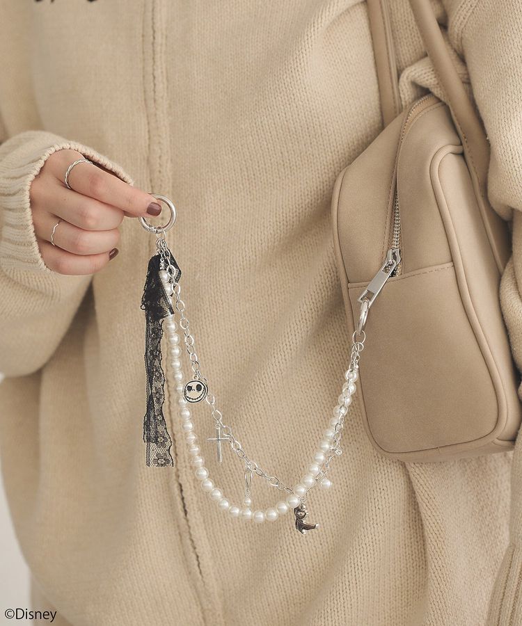 earth music&ecology「ナイトメア/レースリボン付きチャーム」|その他|