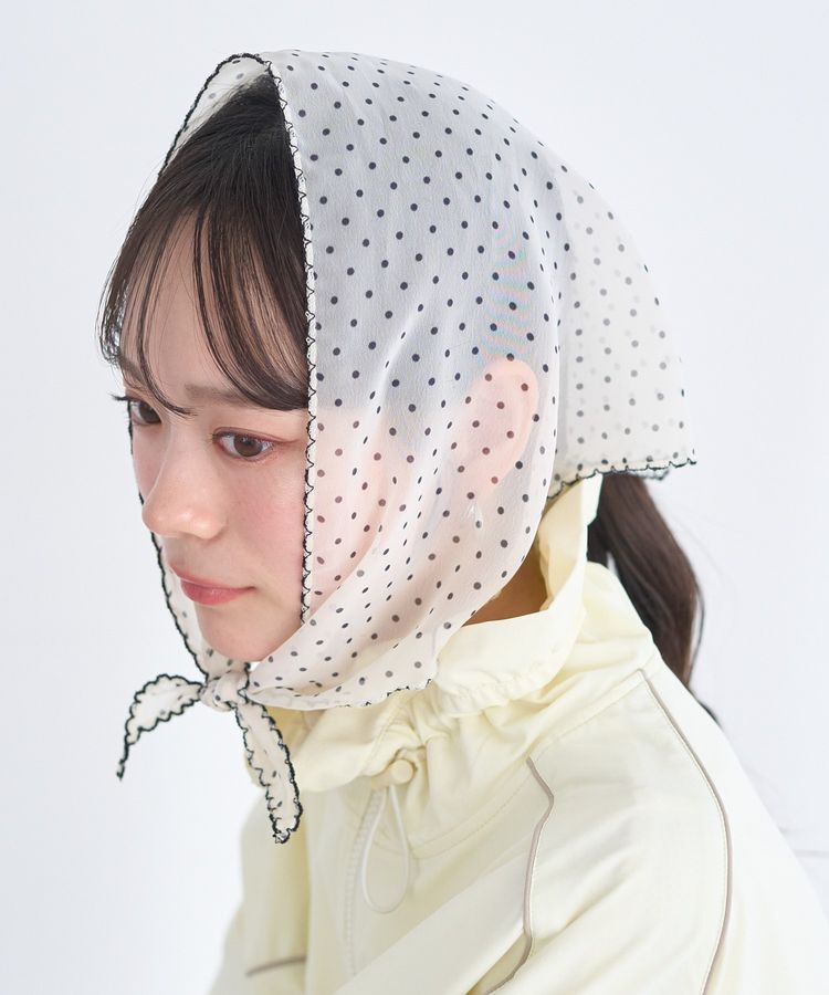 earth music&ecology「トライアングルスカーフ」|バンダナ・スカーフ|Dot