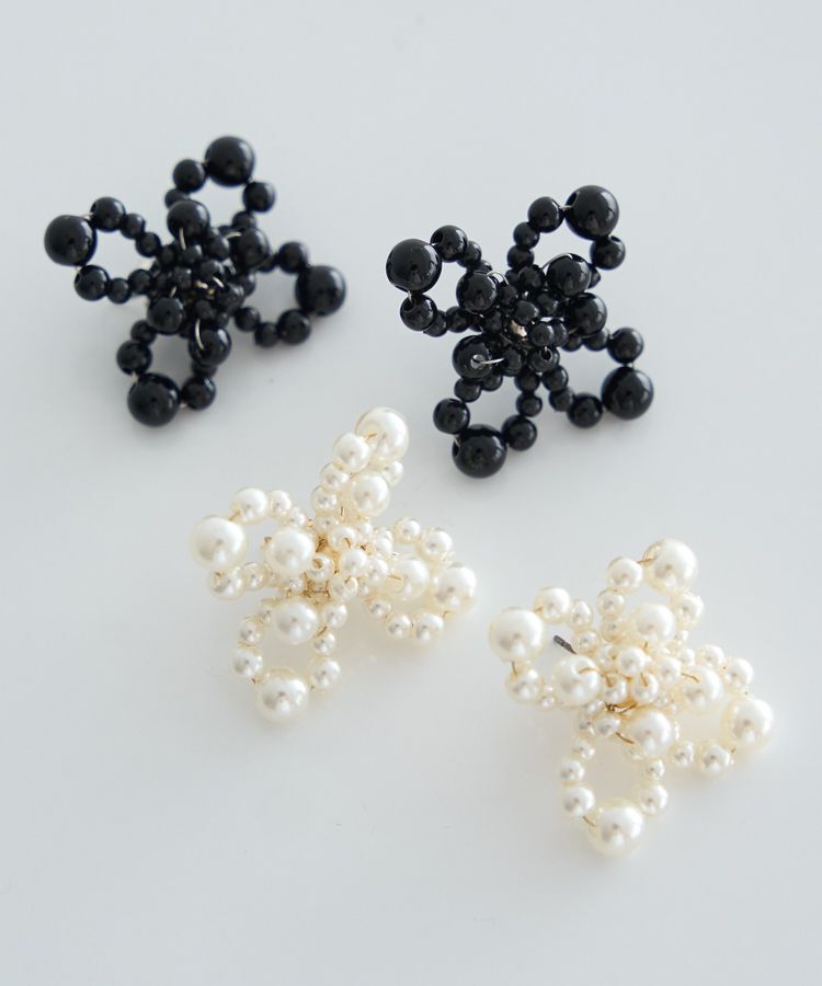 earth music&ecology「パールフラワーピアス」|ピアス|