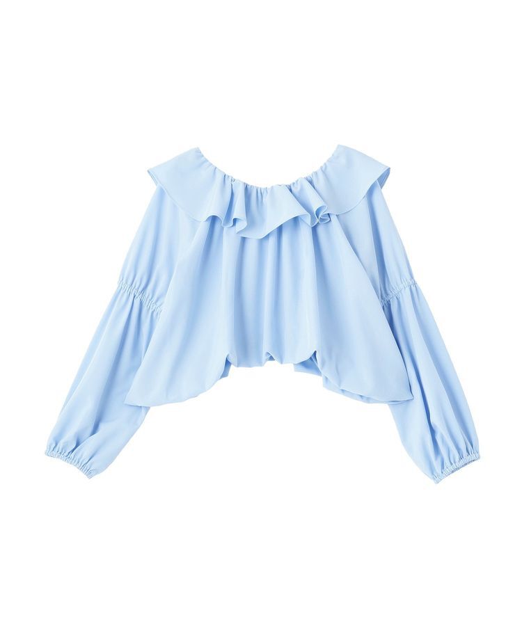 earth music&ecology「2wayオフショルバルーンヘムフリルブラウス」|シャツ・ブラウス|