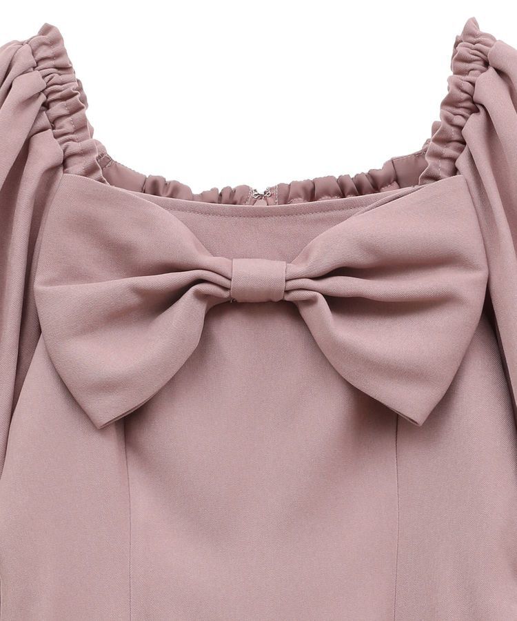 Maison de FLEUR Petite Robe「愛され上手なリボンワンピース」|ワンピース|