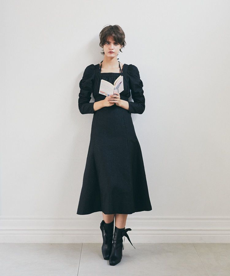 Maison de FLEUR Petite Robe「慈愛に満ちたジャカードワンピース」|ワンピース|