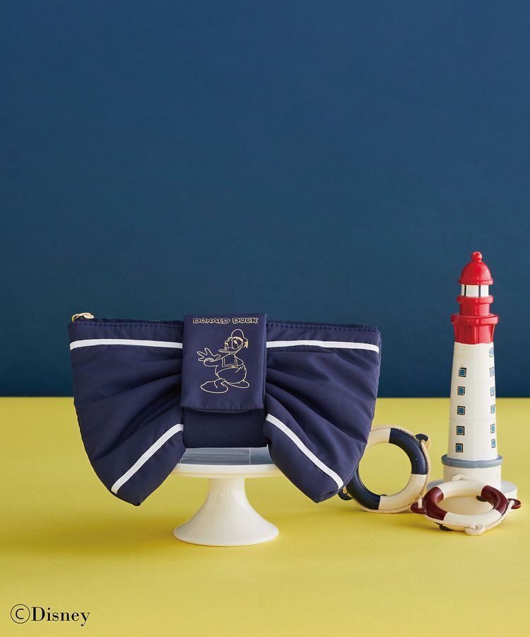 Maison de FLEUR「Donald Duck/リボンポーチ」|ポーチ|