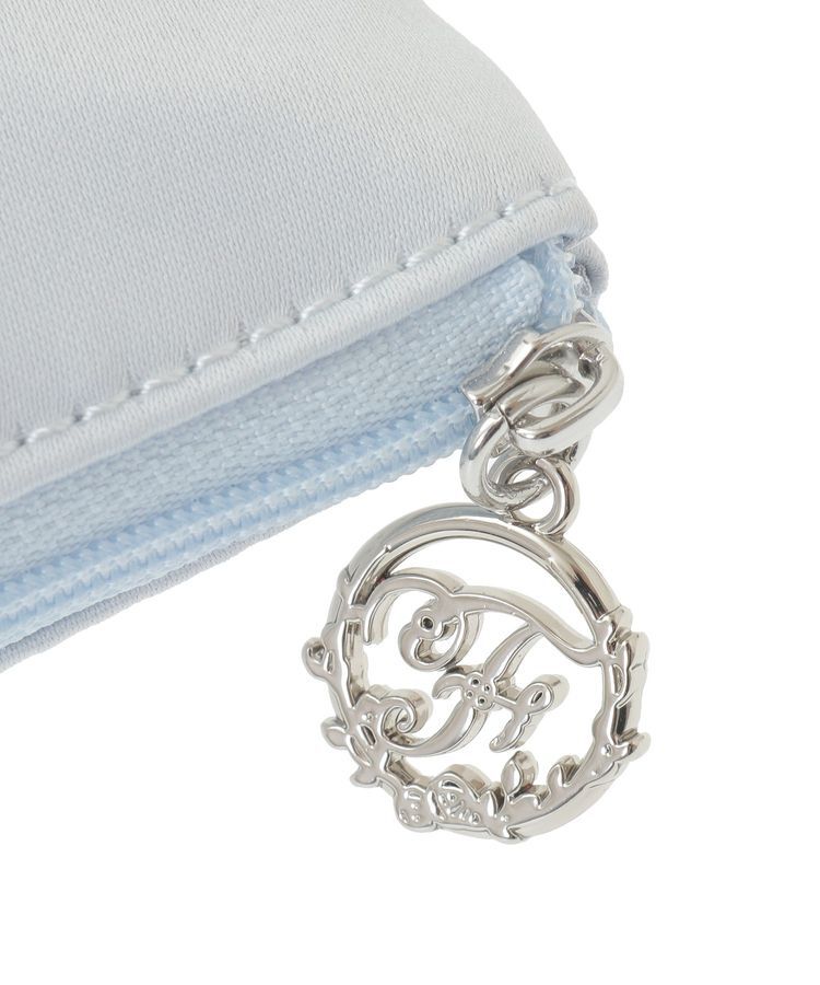 Maison de FLEUR「サテンリボンティッシュケース」|ポーチ|