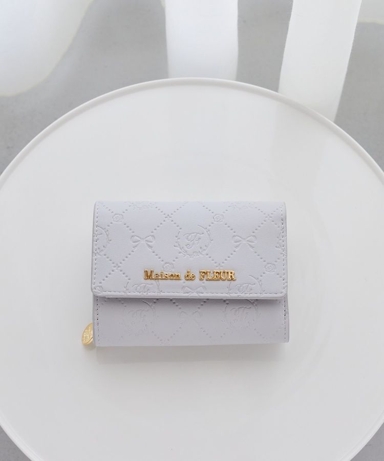 Maison de FLEUR「カラーモノグラムウォレット」|財布|