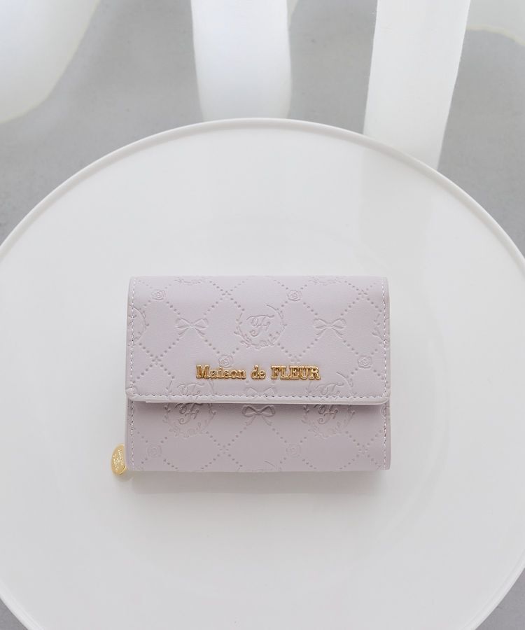 Maison de FLEUR「カラーモノグラムウォレット」|財布|