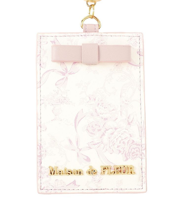 Maison de FLEUR「リール付きフラワーガーデン柄パスケース」|その他|