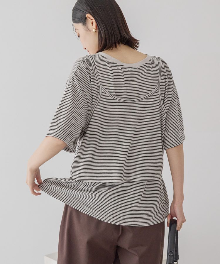 AMERICAN HOLIC「【2点セット】キャミレイヤードTシャツ」|Tシャツ・カットソー|