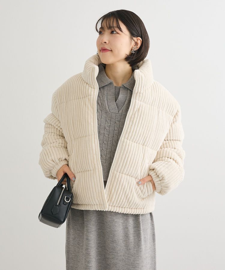 Green Parks「・swing by ワイドコールスタンドブルゾン」|ブルゾン・スタジャン|