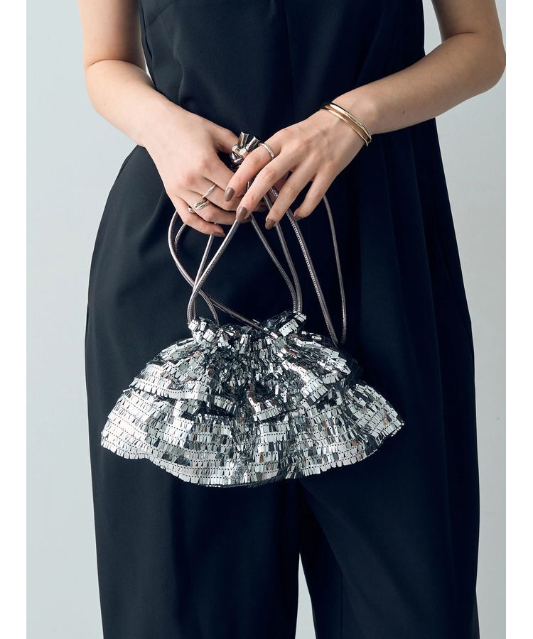 YECCA VECCA「【CASSELINI】フリルスパンコールバッグ」|その他|