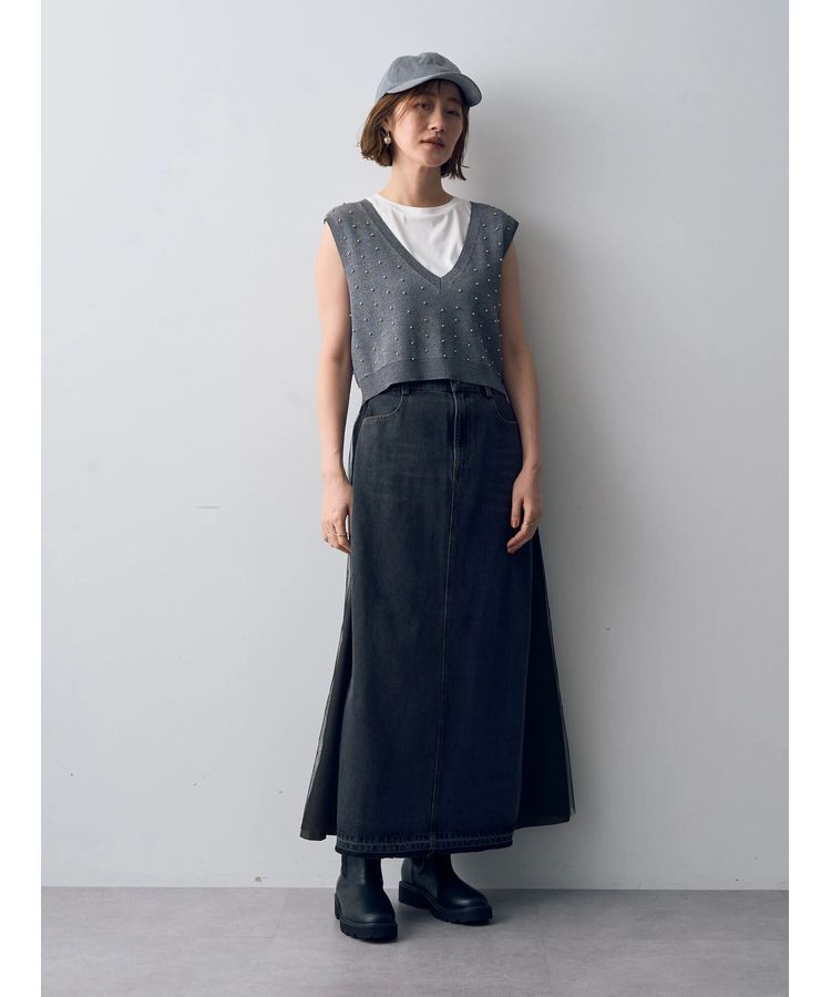 Editt by YECCA VECCA「メタルドットベスト」|ベスト・ジレ|