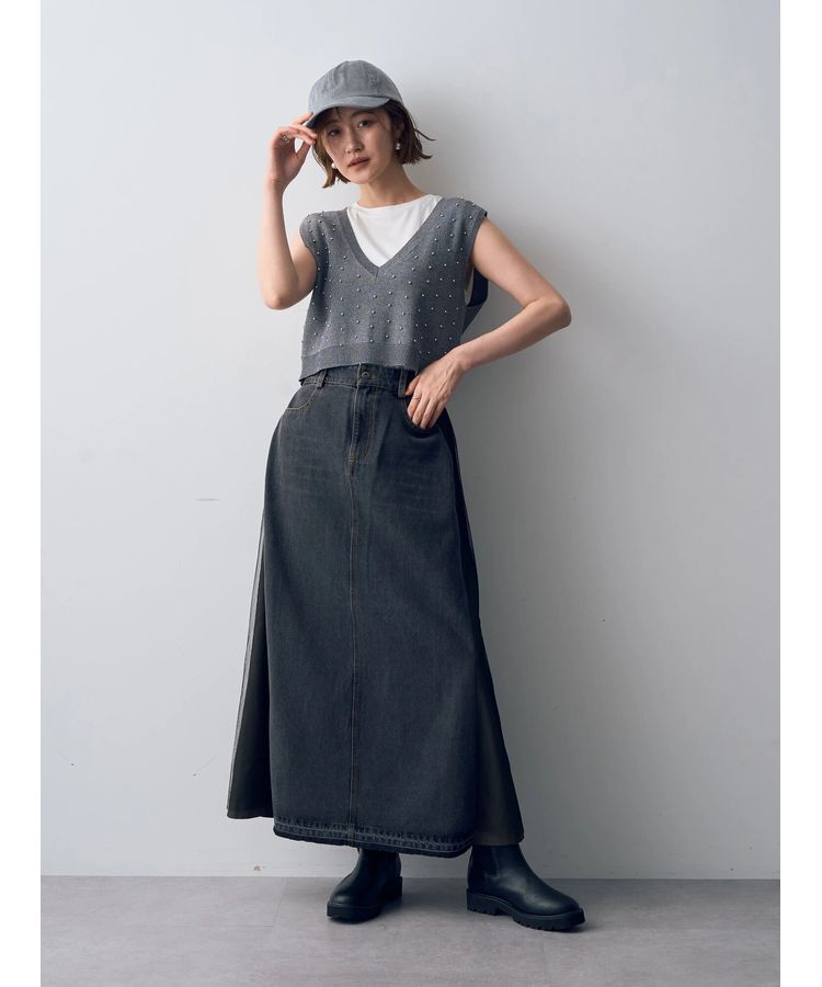 Editt by YECCA VECCA「メタルドットベスト」|ベスト・ジレ|