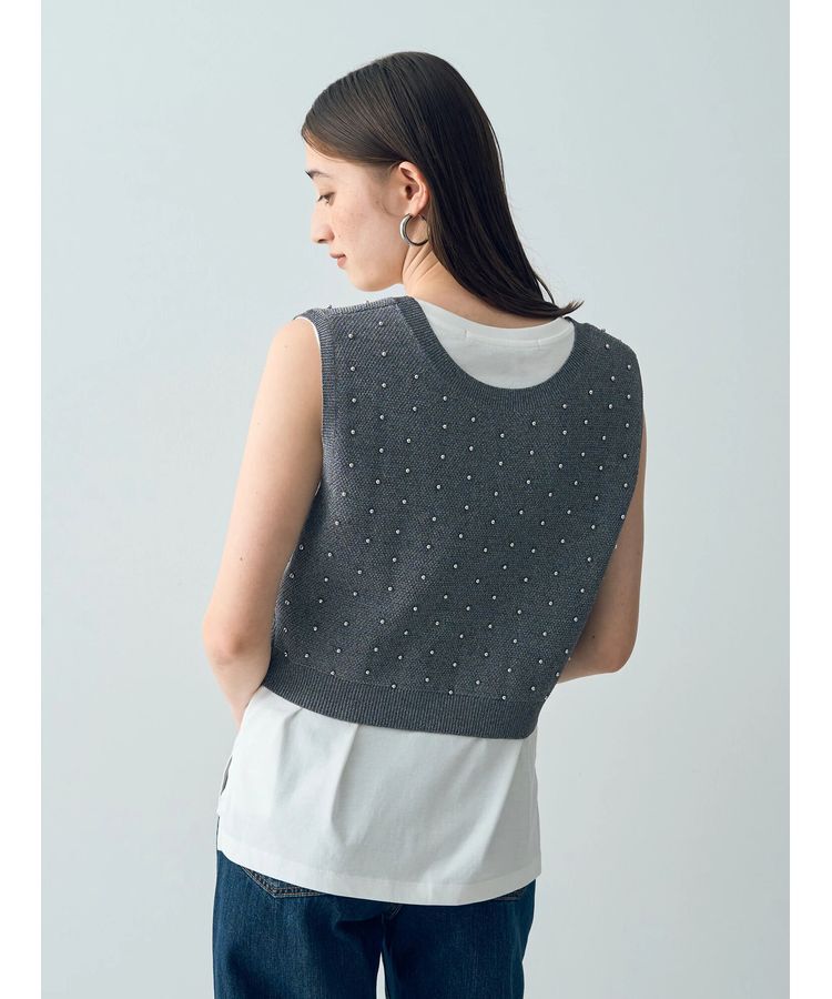 Editt by YECCA VECCA「メタルドットベスト」|ベスト・ジレ|