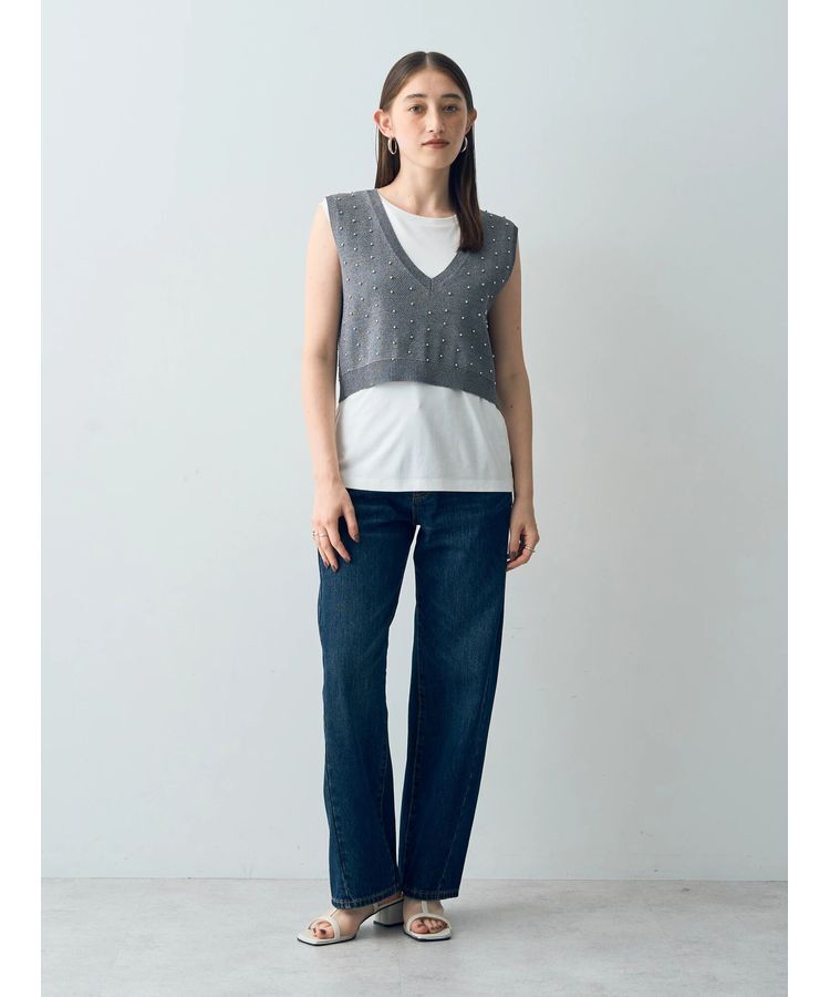 Editt by YECCA VECCA「メタルドットベスト」|ベスト・ジレ|