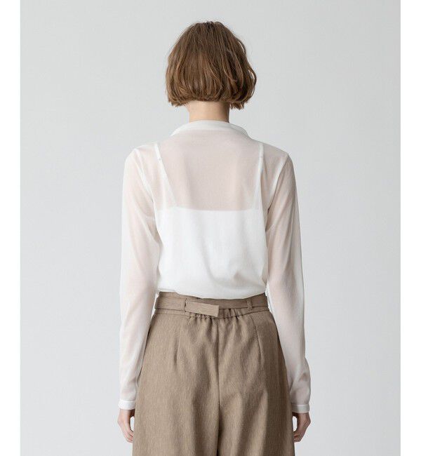 allureville「シアーファネルネックプルオーバー」|その他|