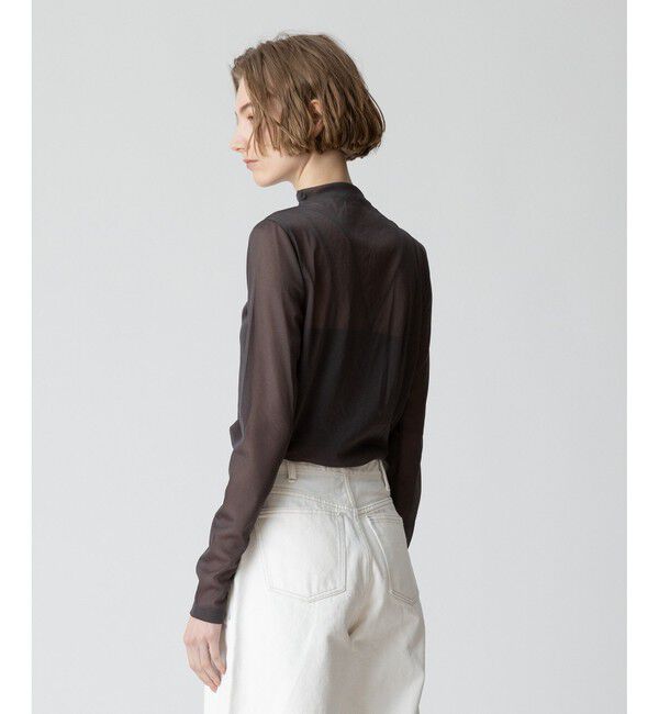 allureville「シアーファネルネックプルオーバー」|その他|