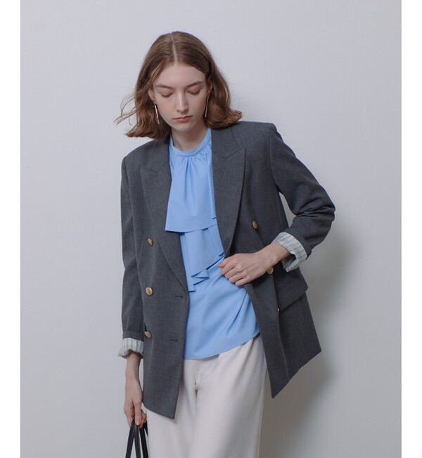 allureville「リオペルダブルブレストジャケット」|テーラードジャケット|