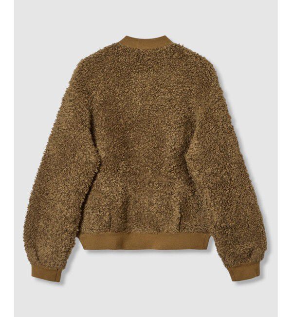 allureville「ニットボアブルゾン」|ブルゾン・スタジャン|