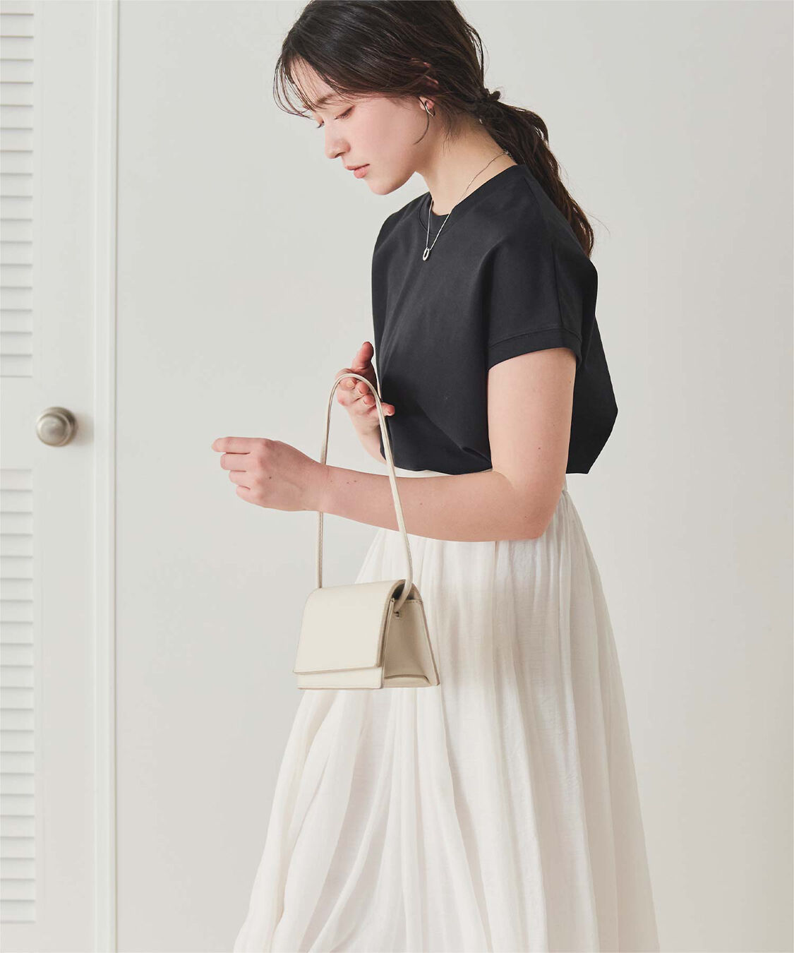 titivate「機能性カットソーフレンチスリーブトップス」|Tシャツ・カットソー|