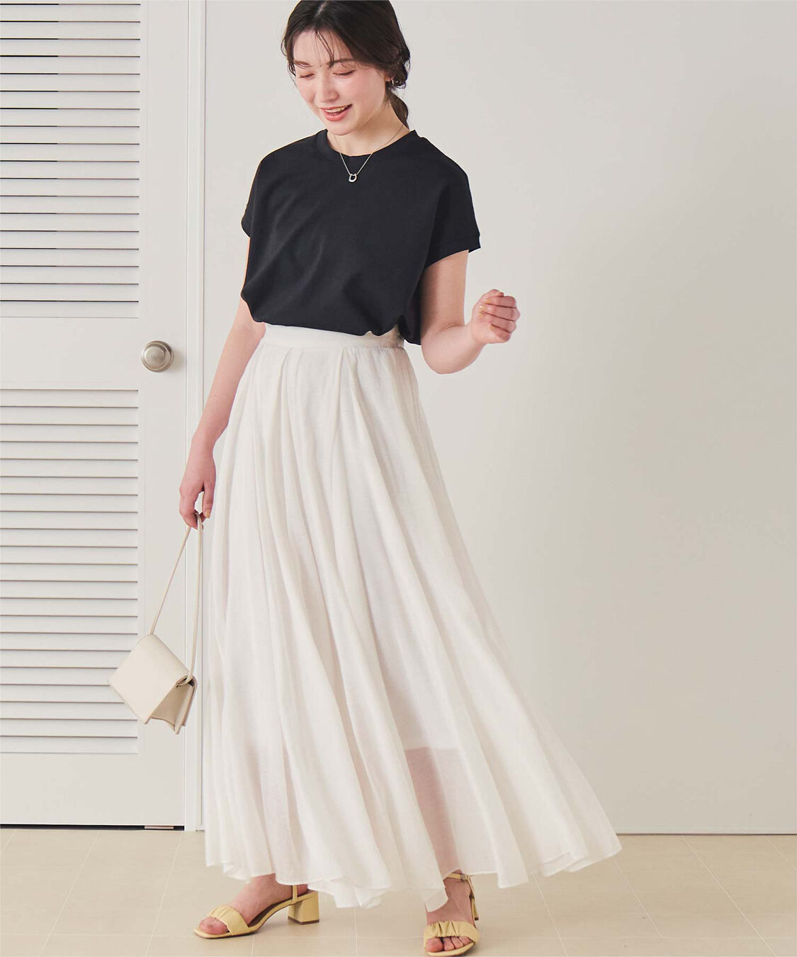 titivate「機能性カットソーフレンチスリーブトップス」|Tシャツ・カットソー|