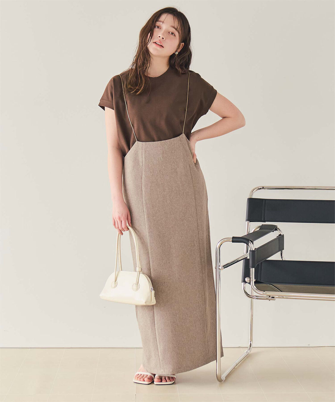 titivate「機能性カットソーフレンチスリーブトップス」|Tシャツ・カットソー|