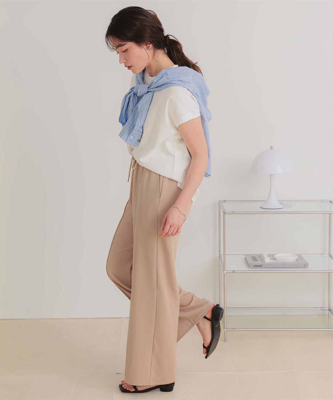 titivate「機能性カットソーフレンチスリーブトップス」|Tシャツ・カットソー|